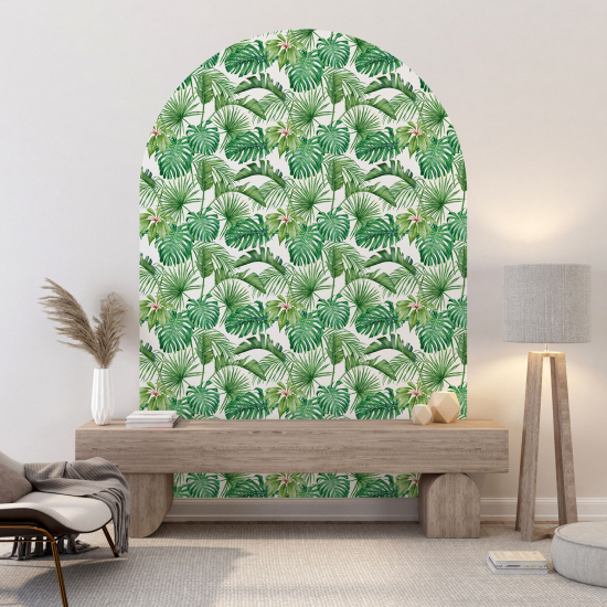 Adesivo Murale Arco - Motivo botanico