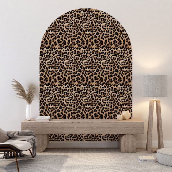 Adesivo Murale Arco - Motivo Leopardo