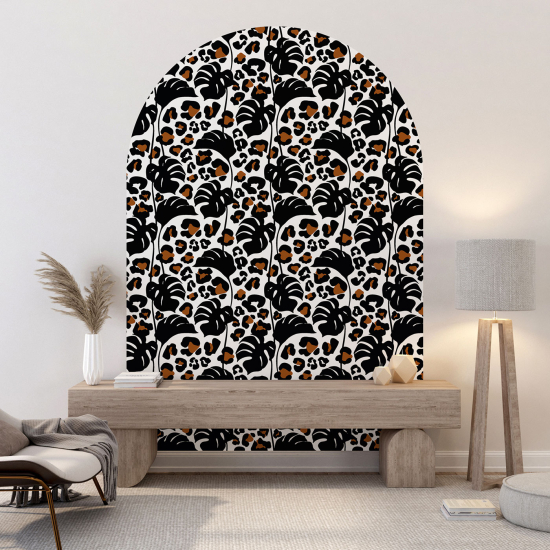 Adesivo Murale Arco - Motivo Leopardo