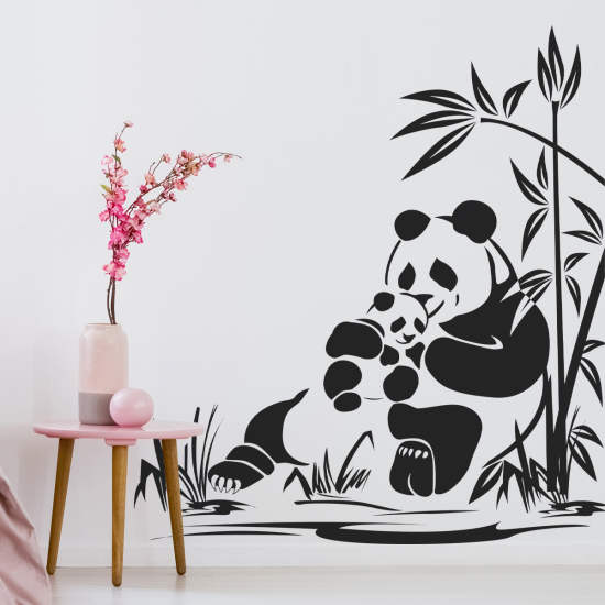 Adesivo Murale - Bambù Panda