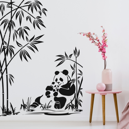 Adesivo Murale - Bambù Panda