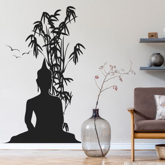 Adesivo Murale - Buddha Bambù