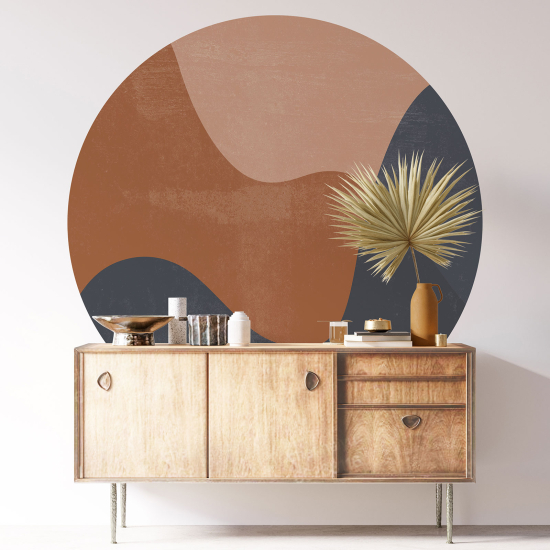 Adesivo Murale Cerchio / Rotondo - Boho