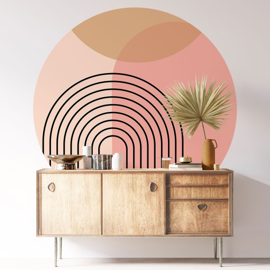 Adesivo Murale Cerchio / Rotondo - Boho