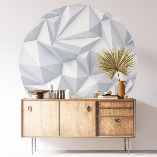 Adesivo Murale Cerchio / Rotondo - Design 3D