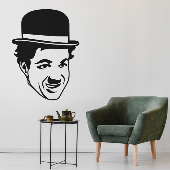 Adesivo Murale - Charlie Chaplin