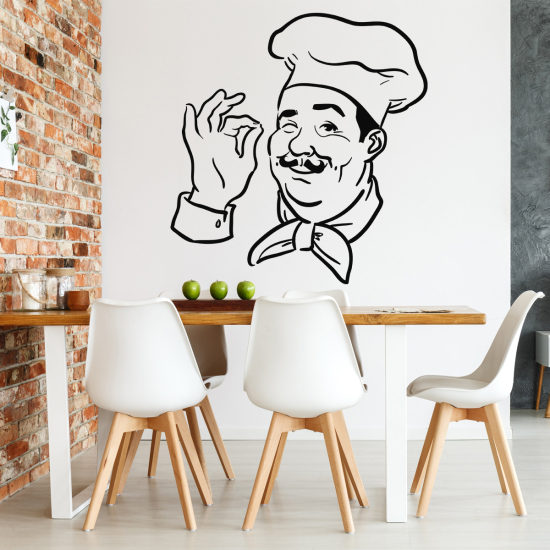 Adesivo Murale - Chef Cucina