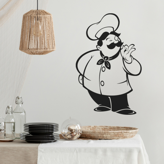Adesivo Murale - Chef Cucina