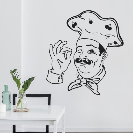 Adesivo Murale - Chef Cucina