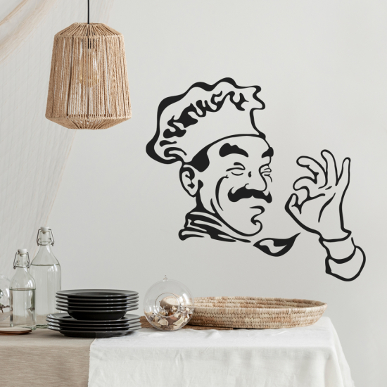 Adesivo Murale - Chef di cucina