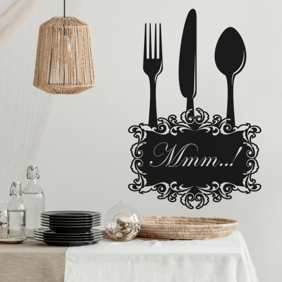 Adesivo Murale - Cucina Coperti