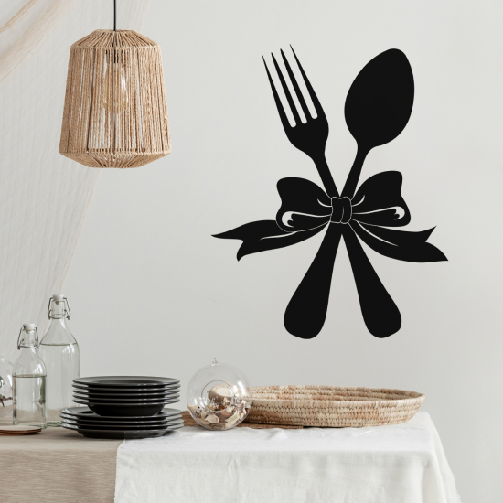 Adesivo Murale - Cucina Coperti