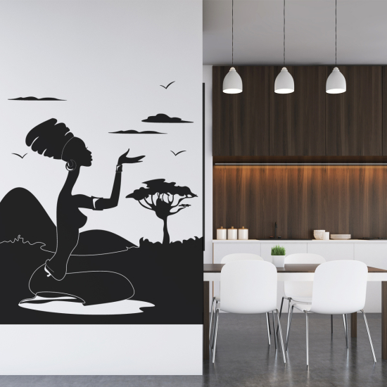 Adesivo Murale - Donna africana
