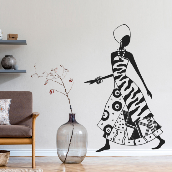 Adesivo Murale - Donna africana