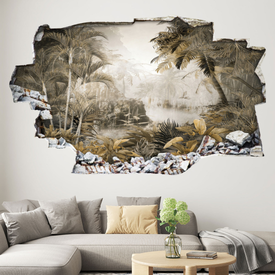 Adesivo murale effetto 3D - Fiume