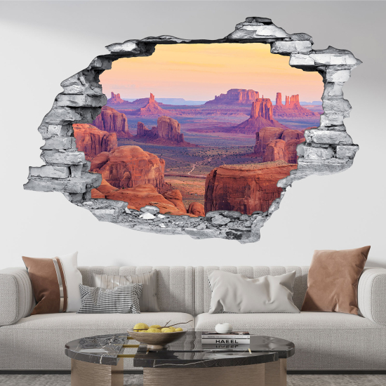 Adesivo murale effetto 3D - Grand Canyon