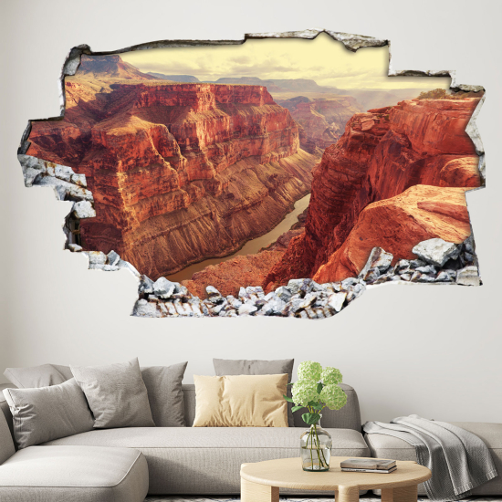 Adesivo murale effetto 3D - Grand Canyon