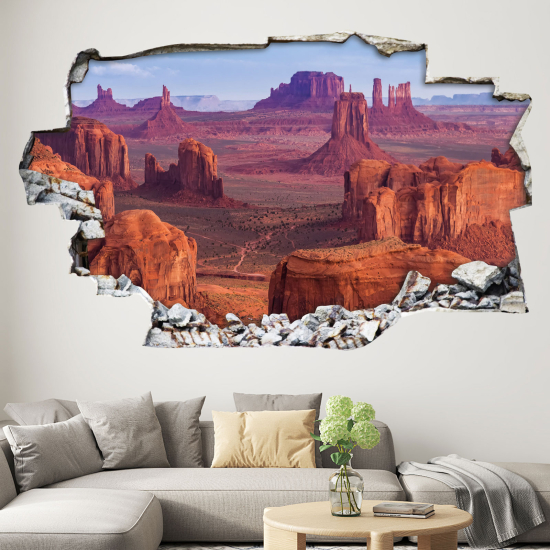Adesivo murale effetto 3D - Grand Canyon