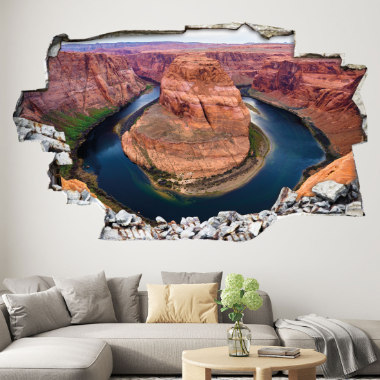 Adesivo murale effetto 3D - Grand Canyon