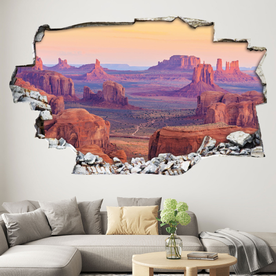 Adesivo murale effetto 3D - Grand Canyon