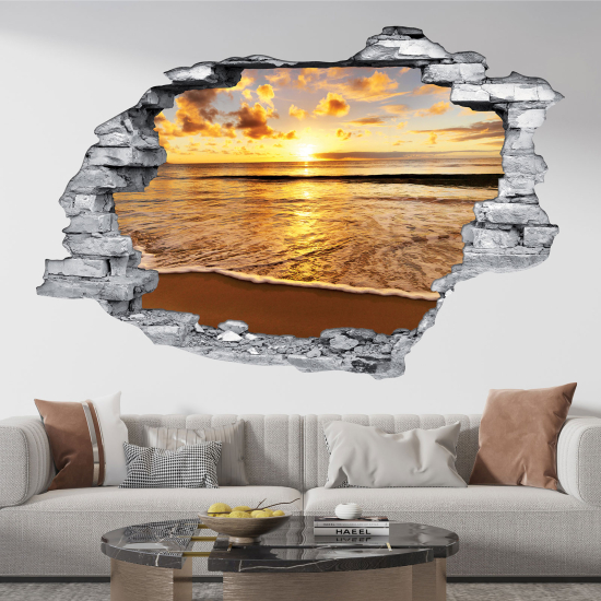 Adesivo murale effetto 3D - Mercoledì