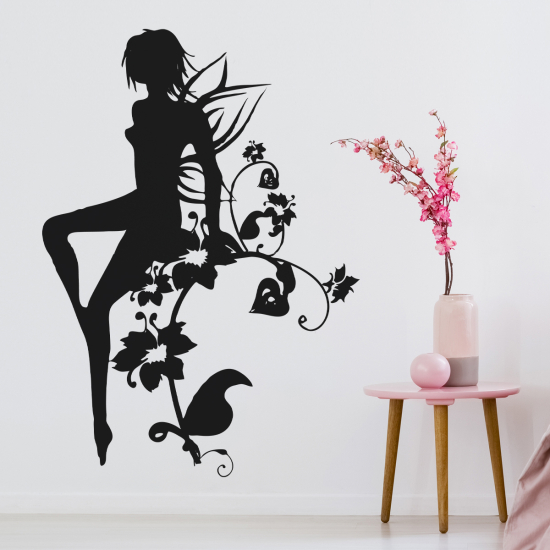 Adesivo Murale - Fata Fiori