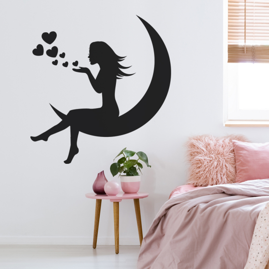 Adesivo Murale - Fata Luna