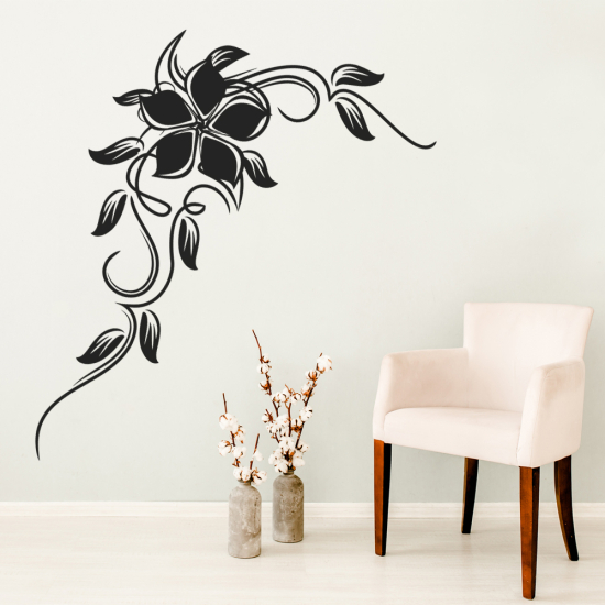 Adesivo Murale - Fiore Ornamentale