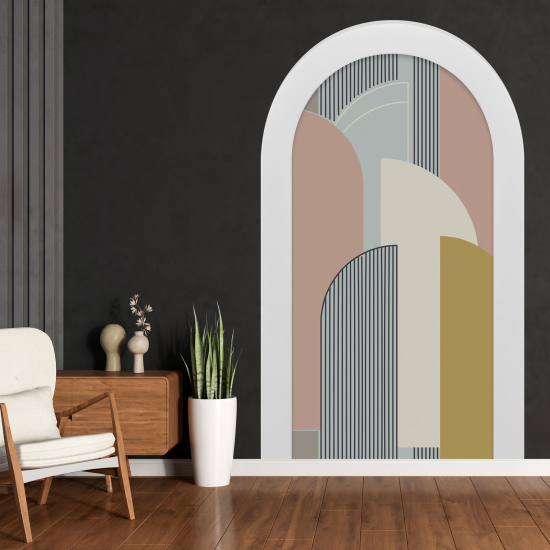 Adesivo Murale - Illusione ottica - Arco - Arches Design