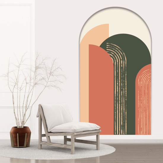 Adesivo Murale - Illusione ottica - Arco - Arches Design