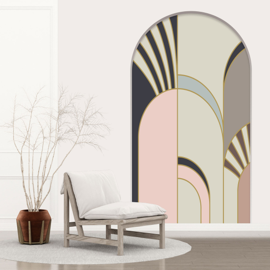 Adesivo Murale - Illusione ottica - Arco - Arches Design