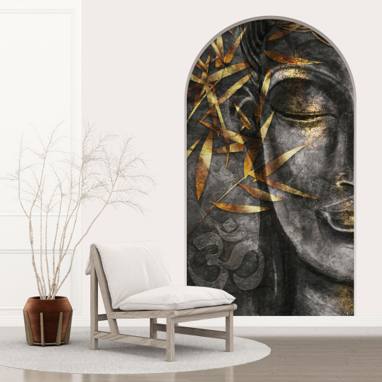 Adesivo Murale - Illusione ottica - Arco - Buddha