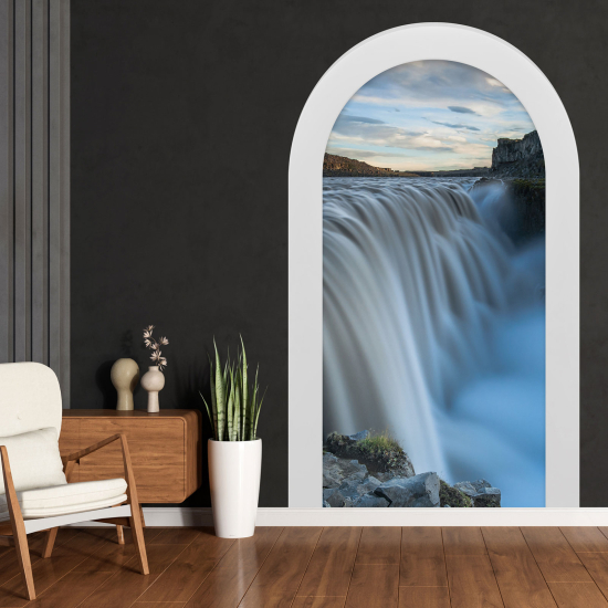 Adesivo Murale - Illusione ottica - Arco - Cascata