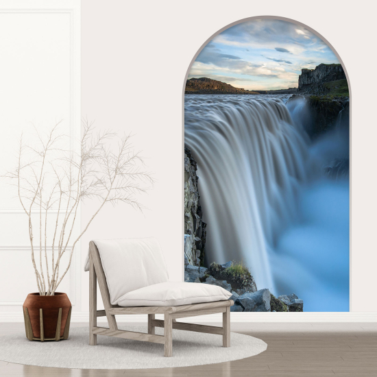 Adesivo Murale - Illusione ottica - Arco - Cascata
