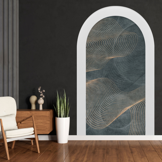 Adesivo Murale - Illusione ottica - Arco - Design