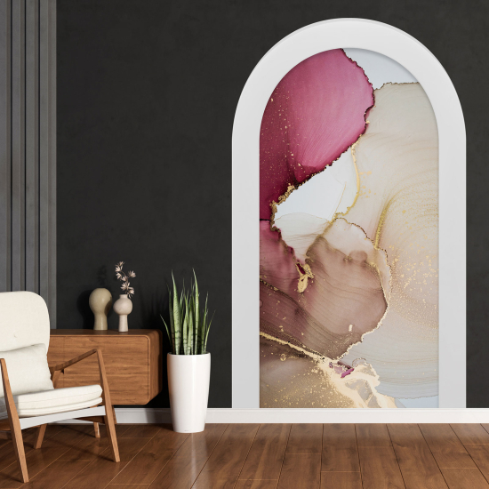 Adesivo Murale - Illusione ottica - Arco - Design