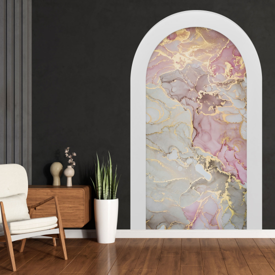 Adesivo Murale - Illusione ottica - Arco - Design