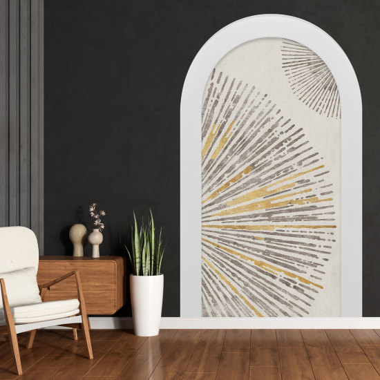 Adesivo Murale - Illusione ottica - Arco - Design