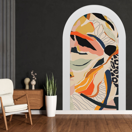 Adesivo Murale - Illusione ottica - Arco - Design