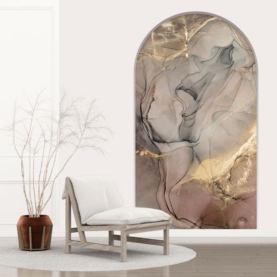 Adesivo Murale - Illusione ottica - Arco - Design