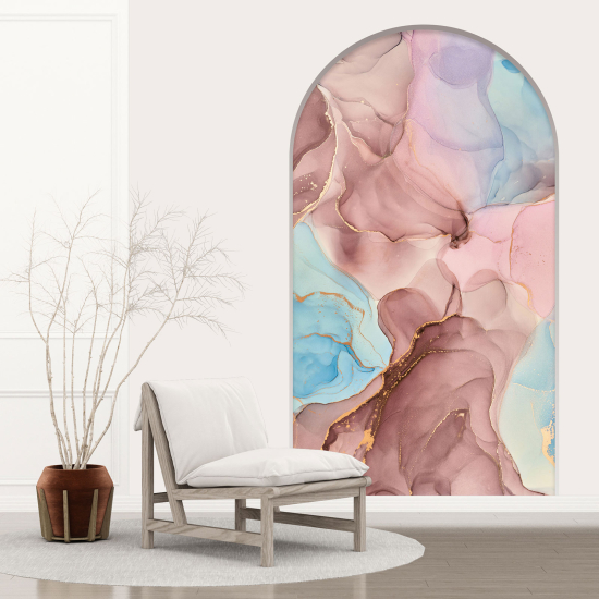 Adesivo Murale - Illusione ottica - Arco - Design