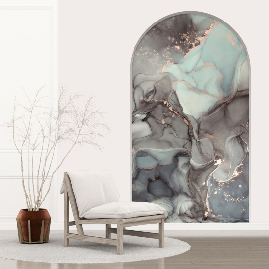Adesivo Murale - Illusione ottica - Arco - Design