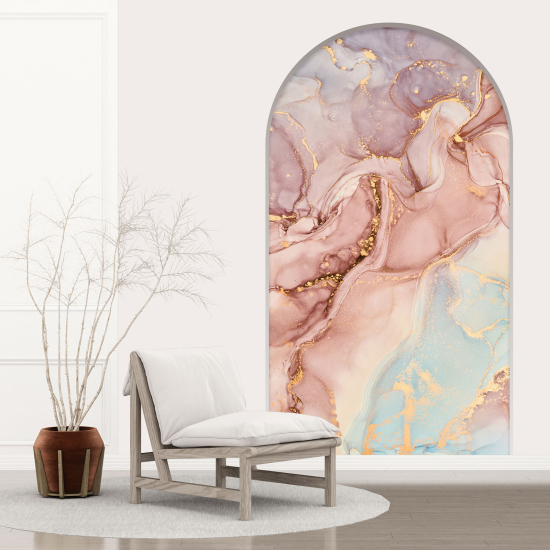 Adesivo Murale - Illusione ottica - Arco - Design