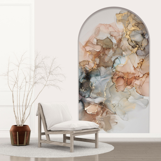 Adesivo Murale - Illusione ottica - Arco - Design