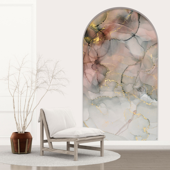 Adesivo Murale - Illusione ottica - Arco - Design