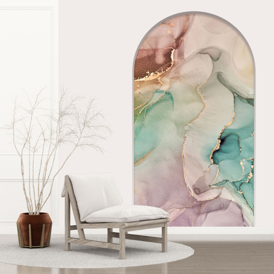 Adesivo Murale - Illusione ottica - Arco - Design
