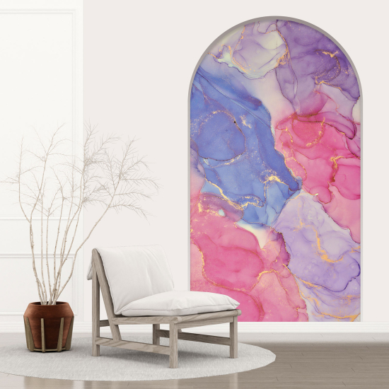 Adesivo Murale - Illusione ottica - Arco - Design