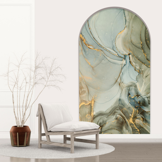 Adesivo Murale - Illusione ottica - Arco - Design