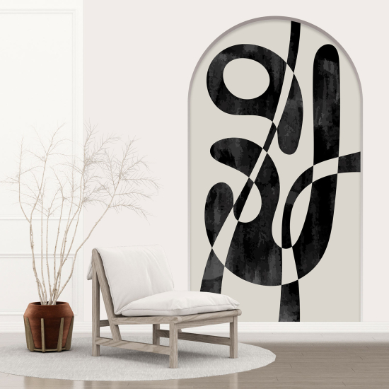 Adesivo Murale - Illusione ottica - Arco - Design