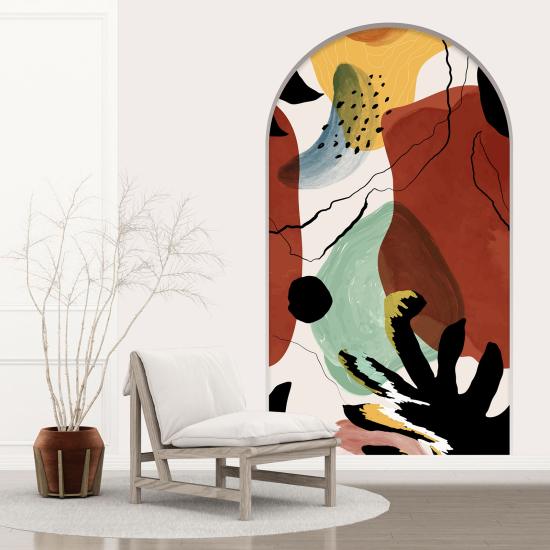 Adesivo Murale - Illusione ottica - Arco - Design